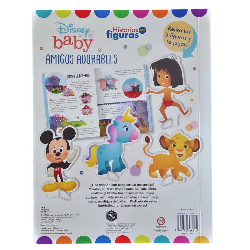 LIBRO HISTORIAS CON FIGURAS DISNEY BABY - AMIGOS ADORABLES - Image 2
