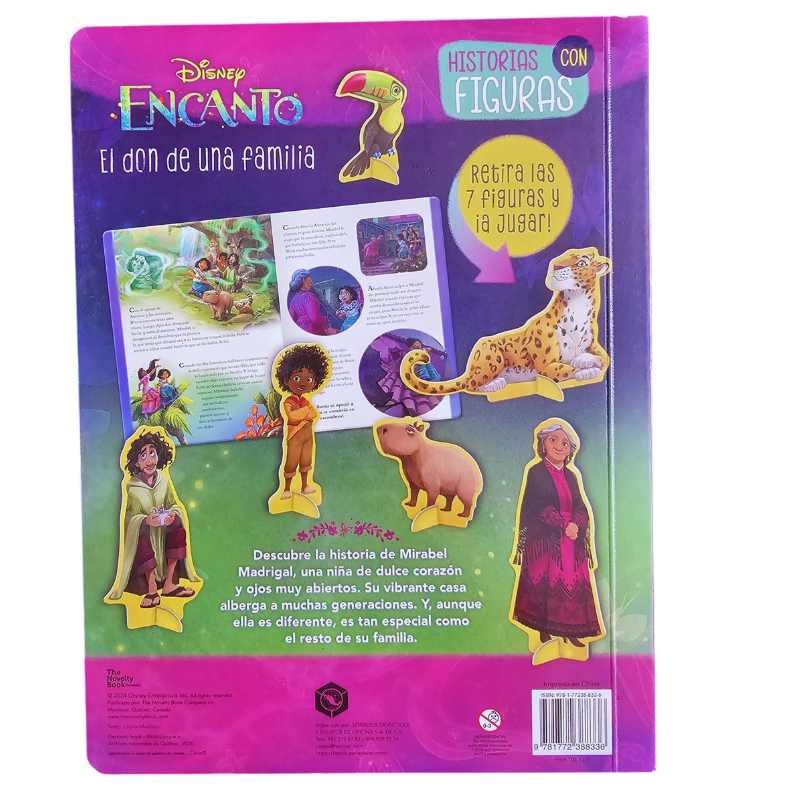 LIBRO HISTORIAS CON FIGURAS ENCANTO EL DON DE UNA FAMILIA - Image 2