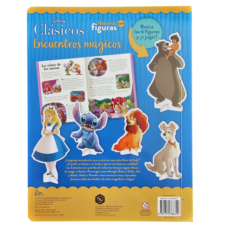 LIBRO HISTORIAS CON FIGURAS DISNEY CLASICOS: ENCUENTROS MAGICOS - Image 2