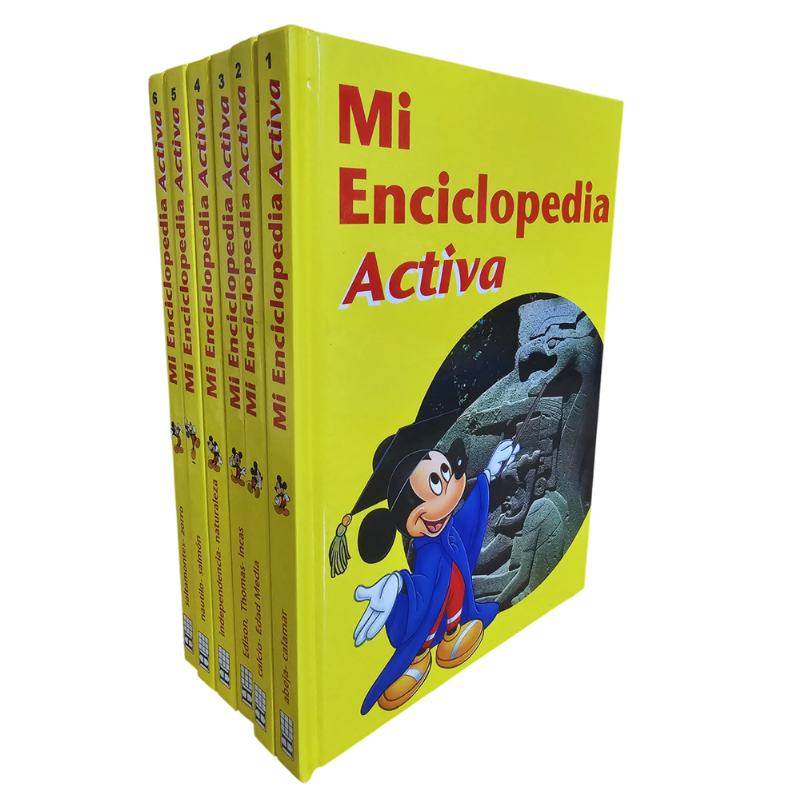 MI ENCICLOPEDIA ACTIVA DISNEY 6 TOMOS