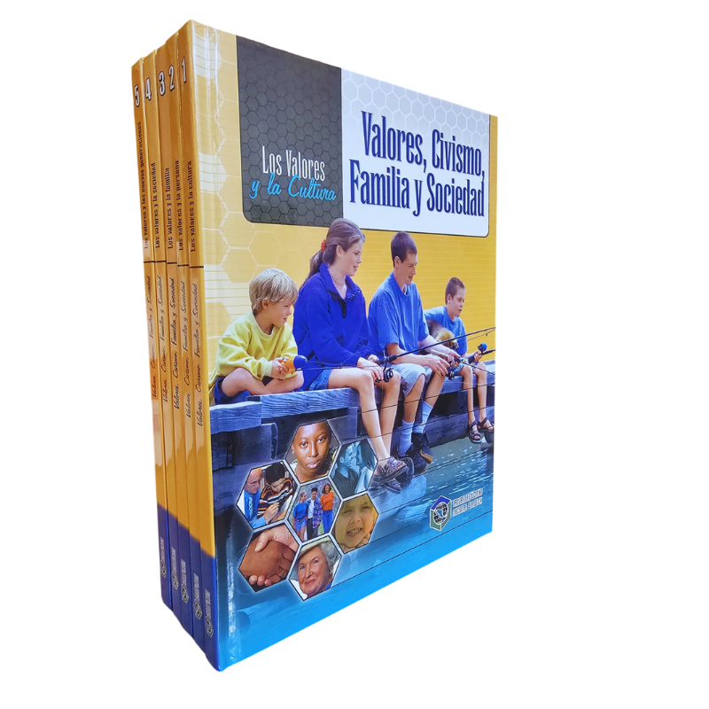 VALORES, CIVISMO, FAMILIA Y SOCIEDAD 5 TOMOS