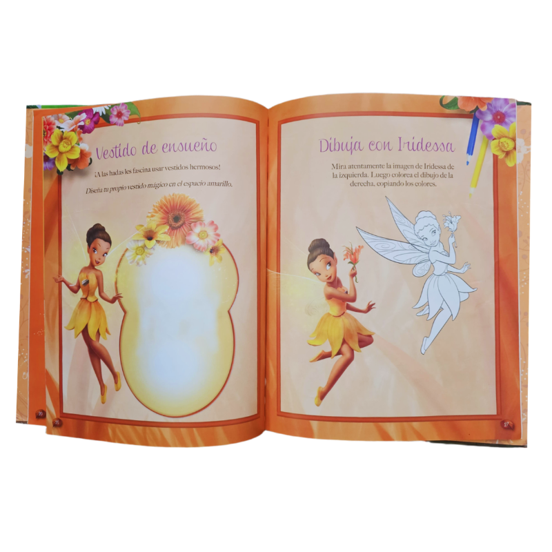 LIBRO DE ACTIVIDADES HADAS TINKER BELL CON BOTELLA PARA AGUA - Image 3
