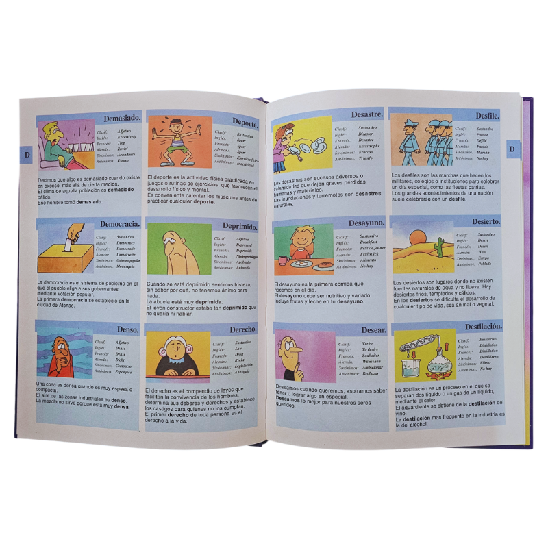 DICCIONARIO INFANTIL ILUSTRADO: LA MAGIA DEL LENGUAJE 6 TOMOS - Image 3