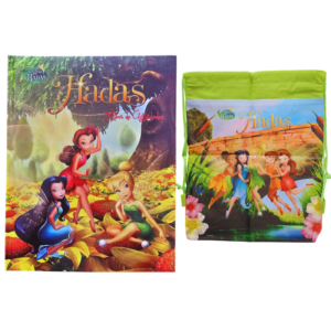 LIBRO DE ACTIVIDADES HADAS TINKER BELL + BOLSA