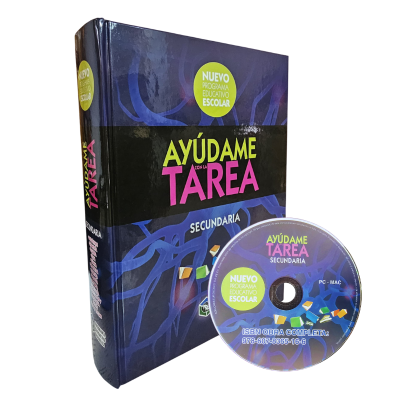 AYUDAME CON LA TAREA DE SECUNDARIA 1 TOMO CON CD-ROM
