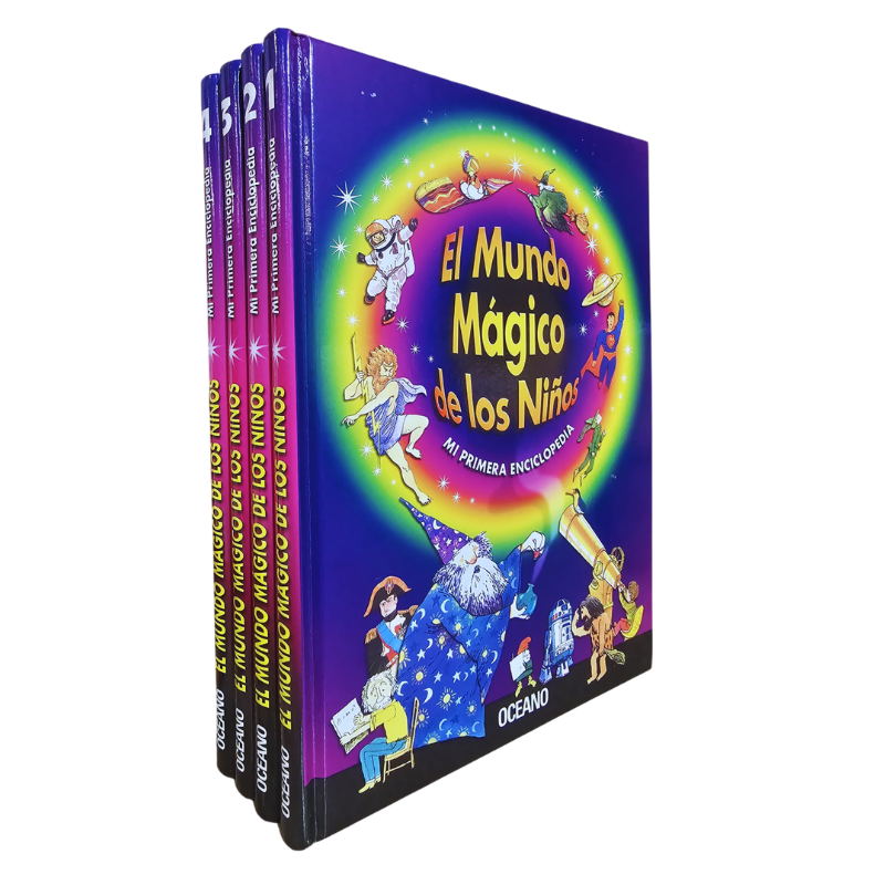 MUNDO MAGICO DE LOS NIÑOS 4 TOMOS