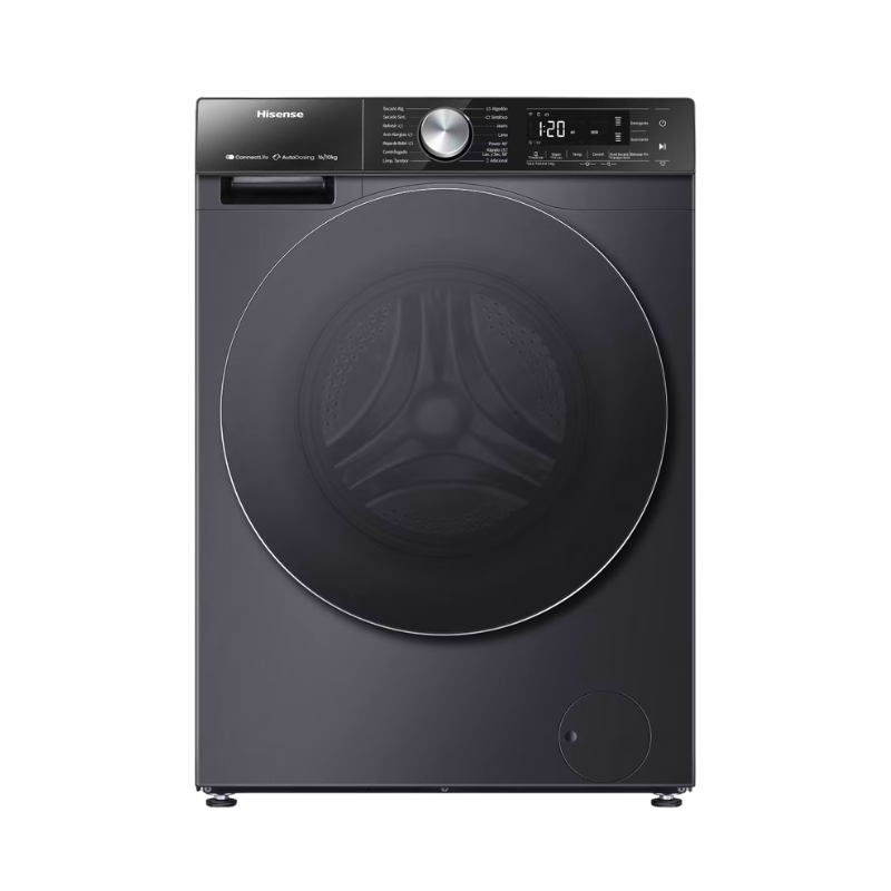 LAVASECADORA DE CARGA FRONTAL HISENSE WD5S1645BB
